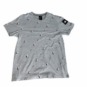 ADIDAS GREY ALL OVER PRINT